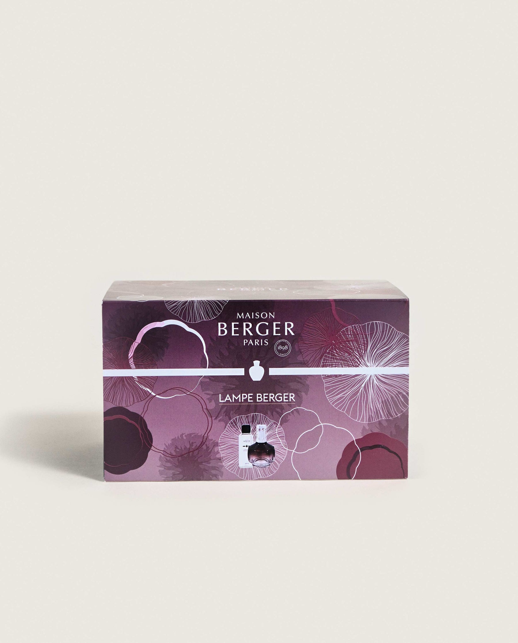 LAMPE BERGER - AIR PUR Lampe Molécule Pflaume + 250ml Duft Unter den Magnolien