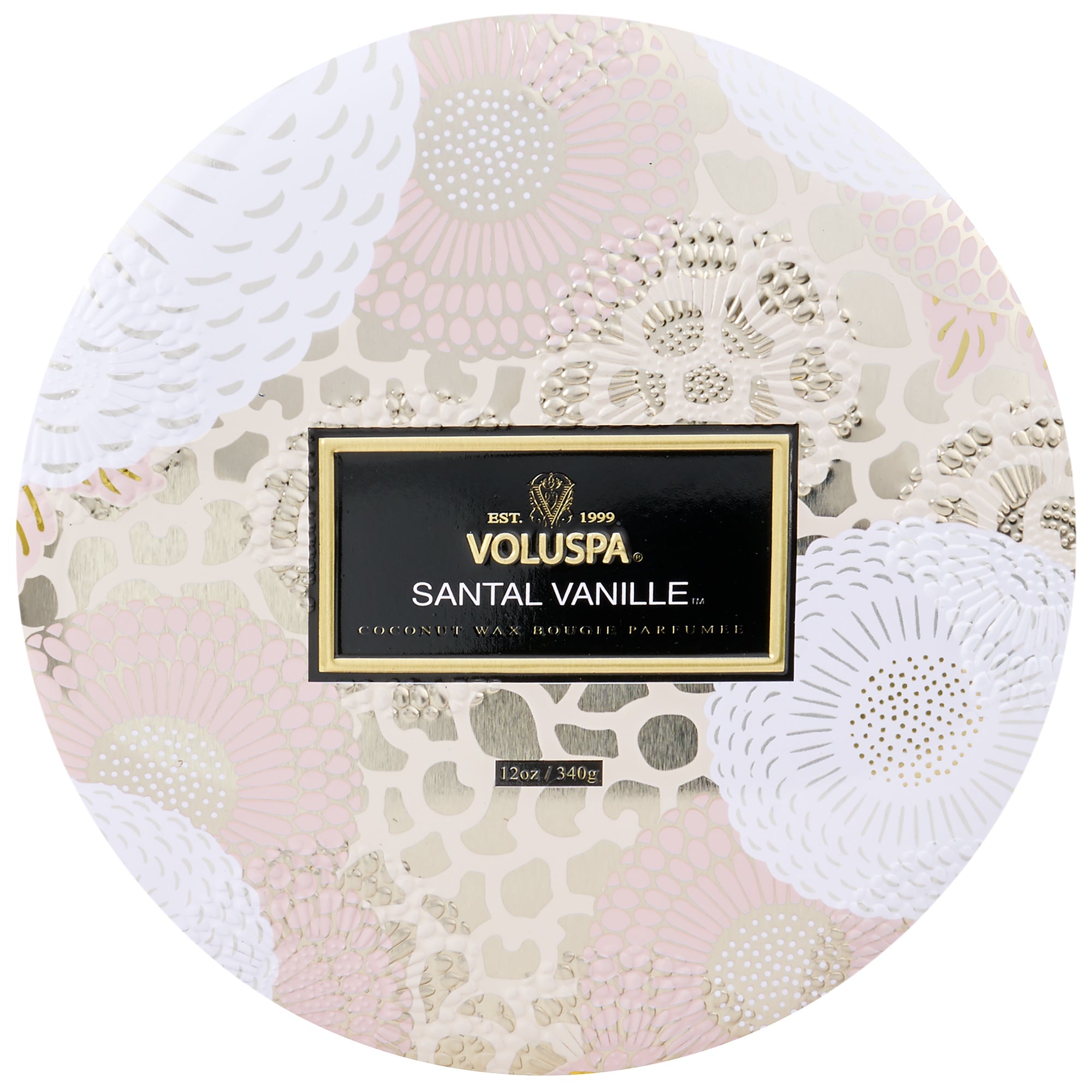 Voluspa - Samtal Vanille 3 Wick Tin Candle - 3 - Docht Duftkerze