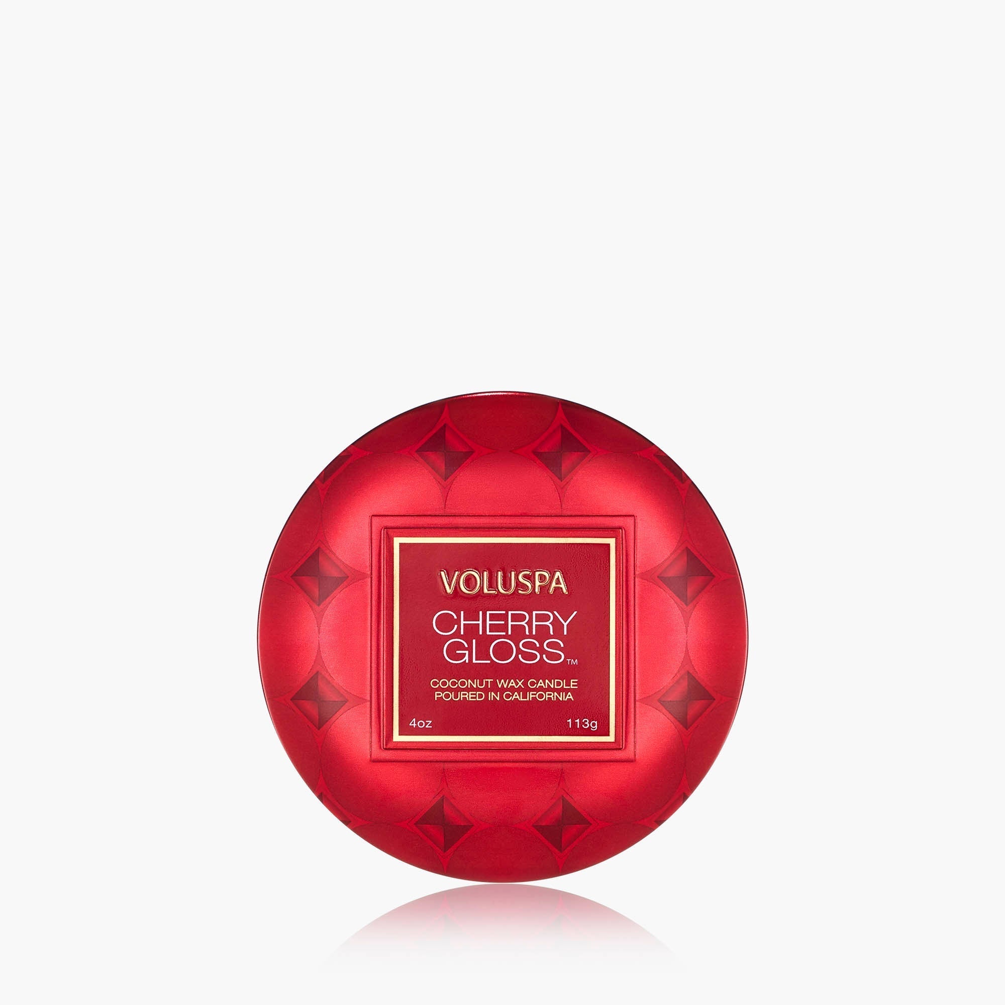 Voluspa - Cherry Gloss Mini Tin Candle - Klassische Duftkerze