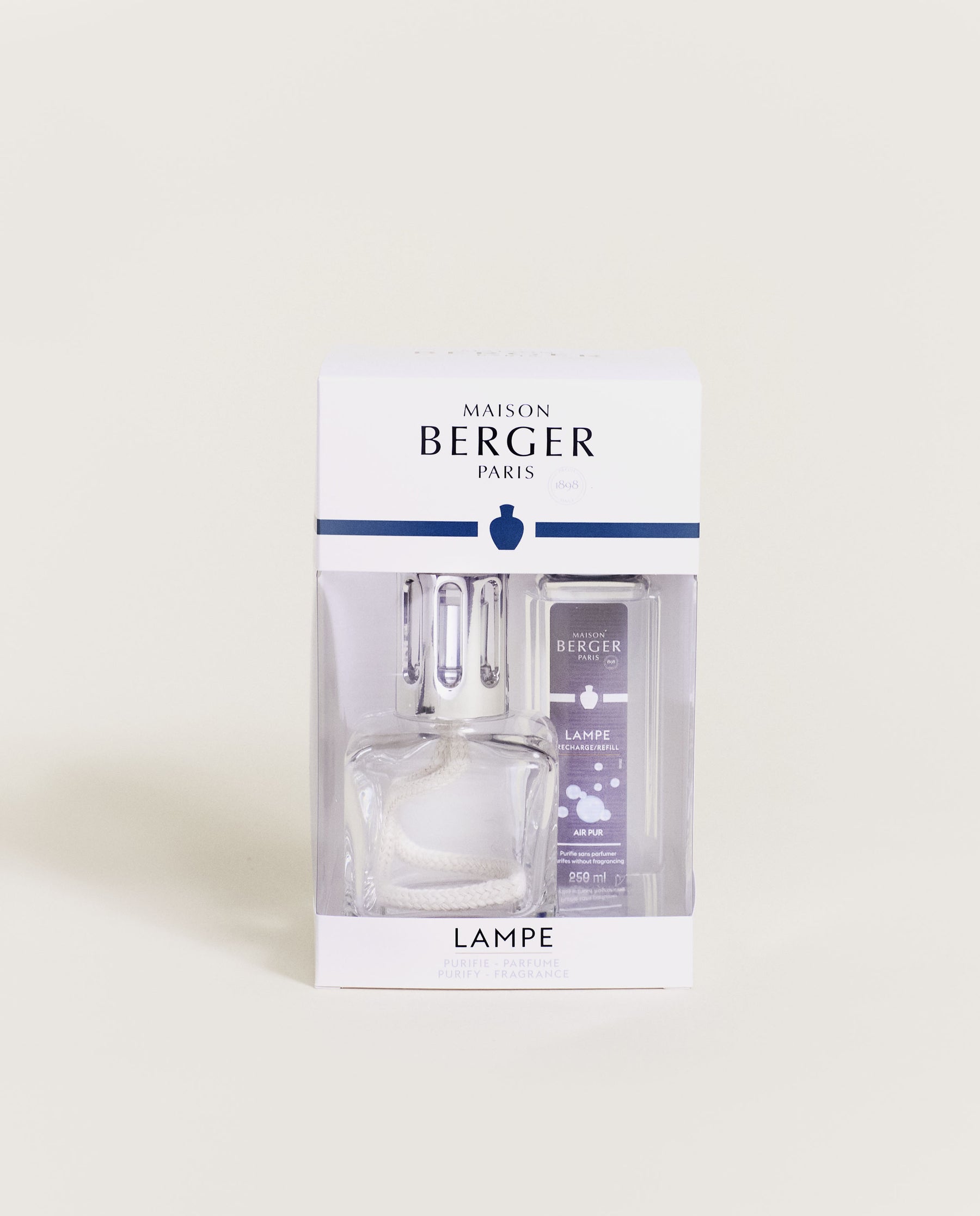 LAMPE BERGER - AIR PUR Lampe Berger ICE CUBE Klar - Aromatischer Weißer Tee