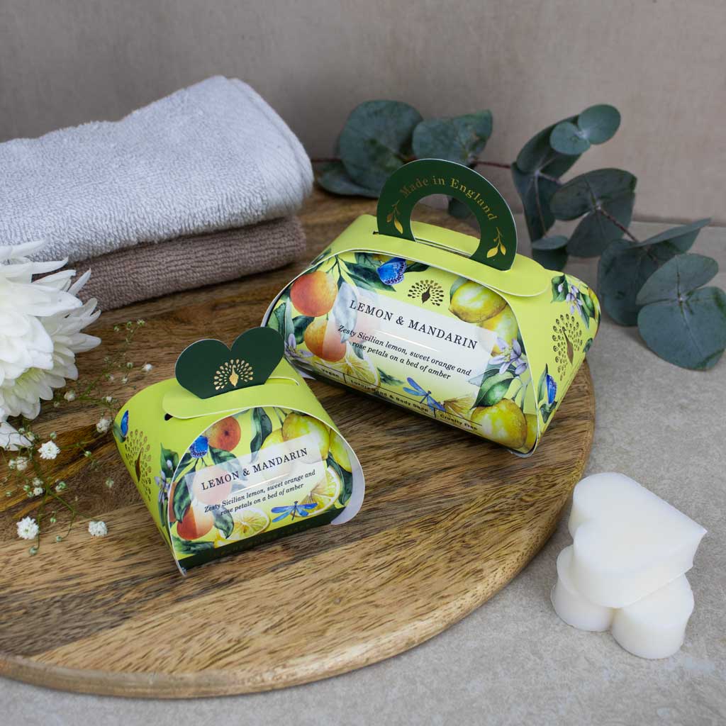 The English Soap Company - Guest Sicilian Lemon and Sweet Orange Soap - Sicilianische Zitronen und süsse Orangen Seife 3 x 20g