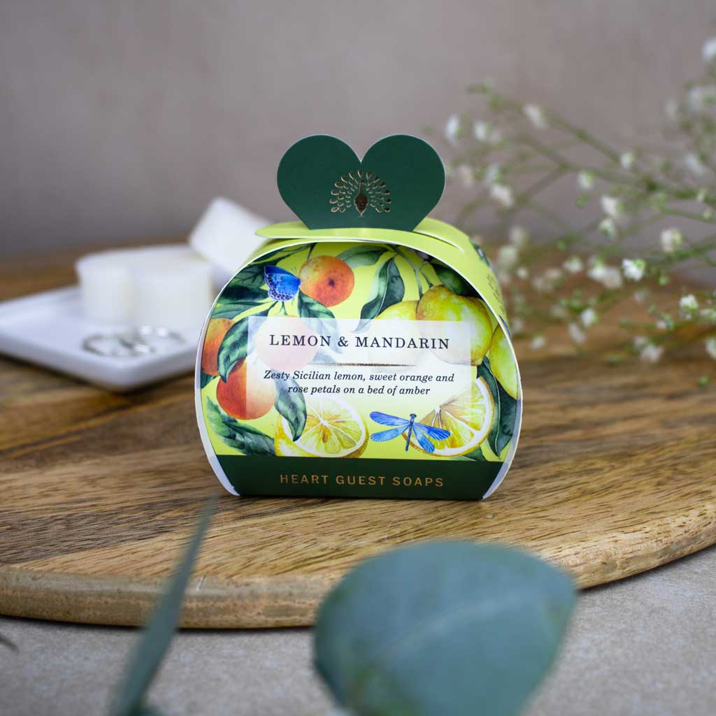 The English Soap Company - Guest Sicilian Lemon and Sweet Orange Soap - Sicilianische Zitronen und süsse Orangen Seife 3 x 20g