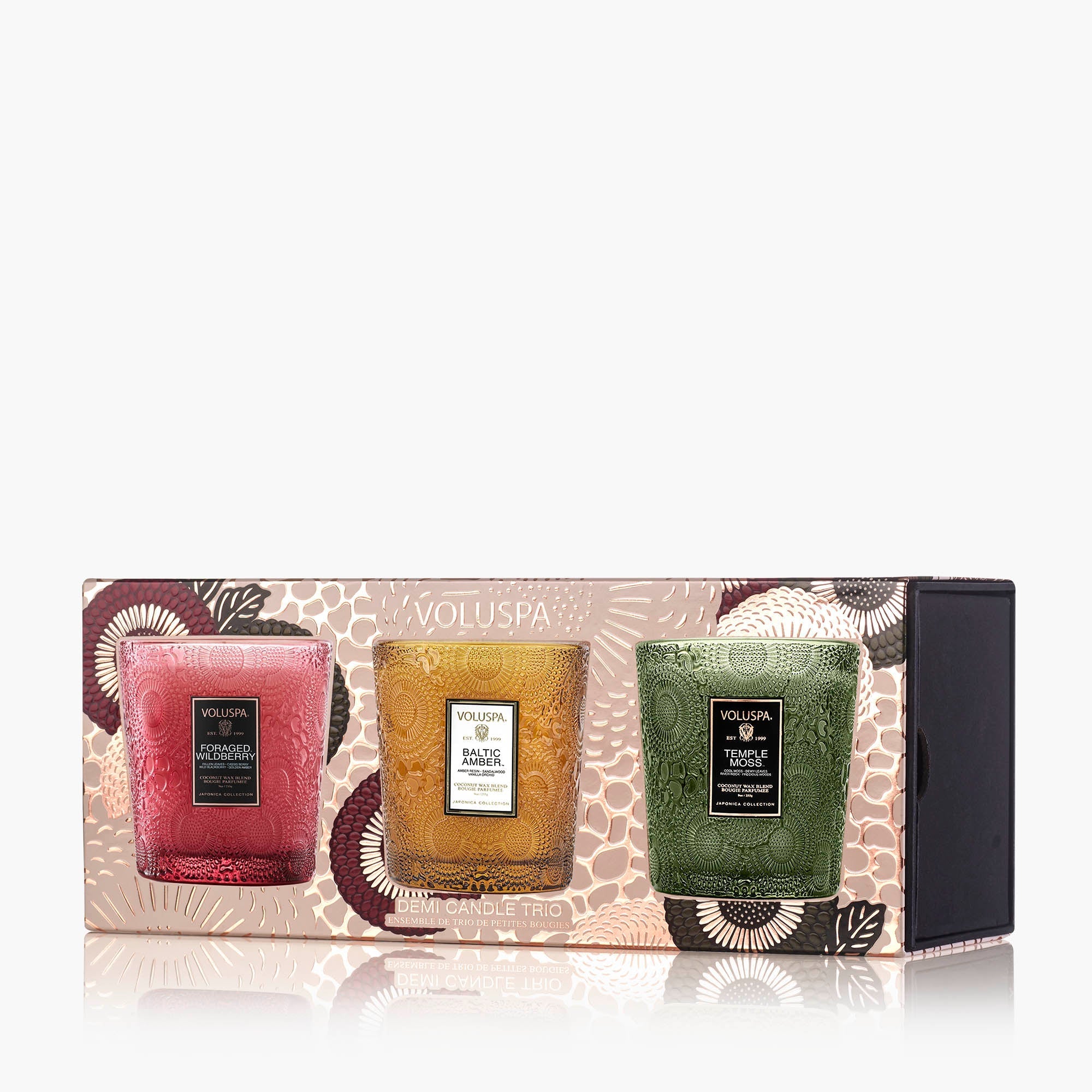 Voluspa - Japonica Best-Sellers - RESTORATION 3 DEMI CANDLE GIFT SET -