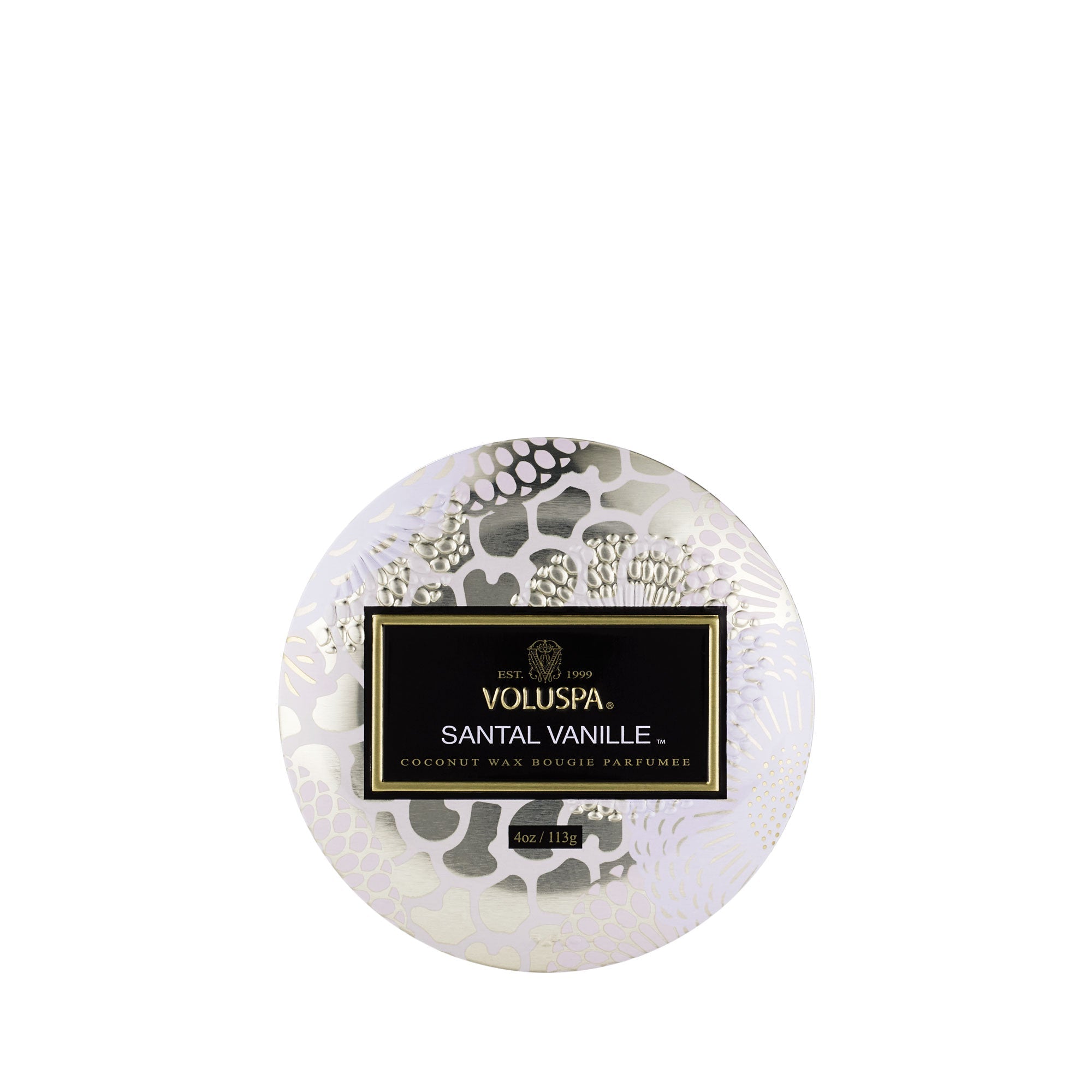 Voluspa - Santal Vanille Mini Tin Candle - Klassische Duftkerze