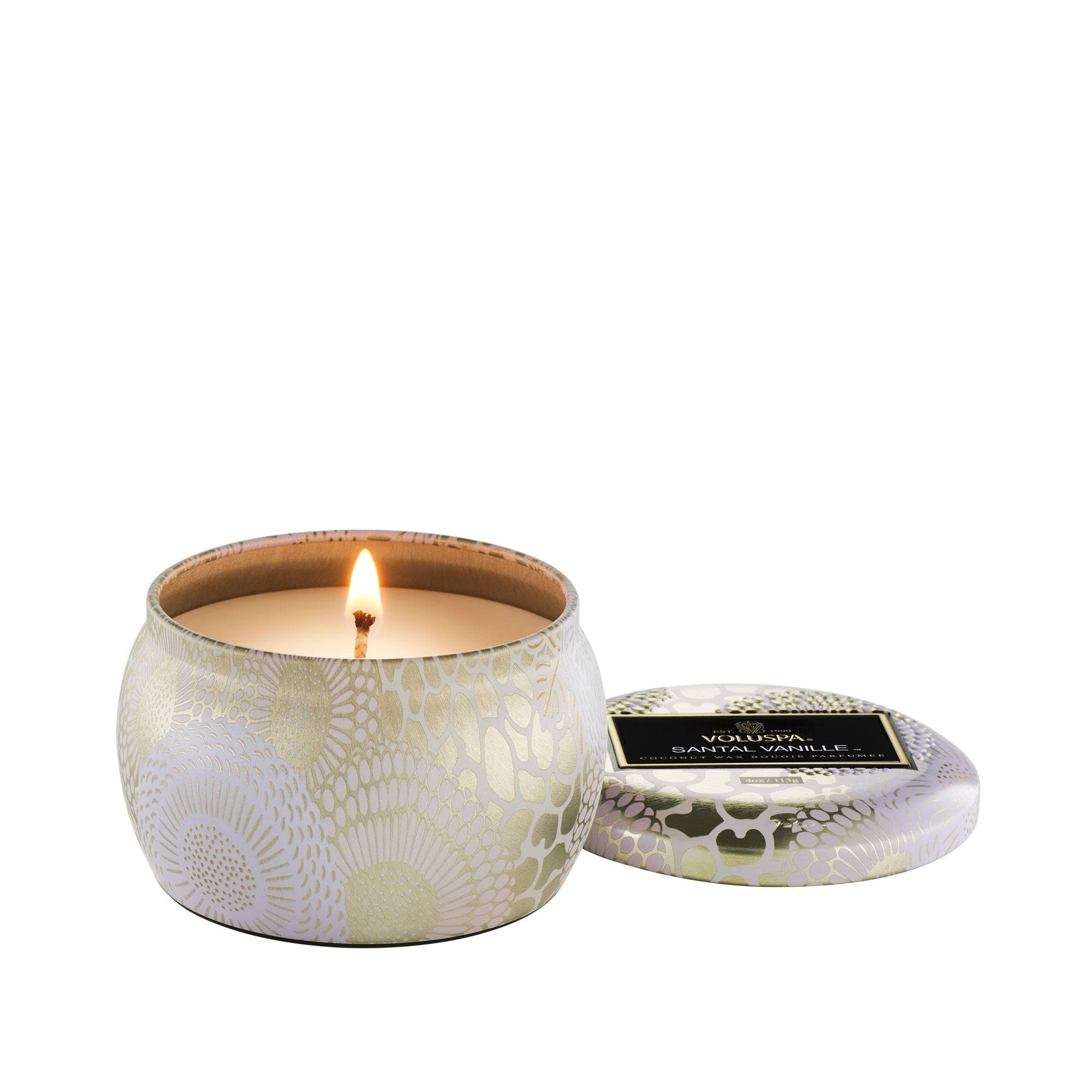 Voluspa - Santal Vanille Mini Tin Candle - Klassische Duftkerze