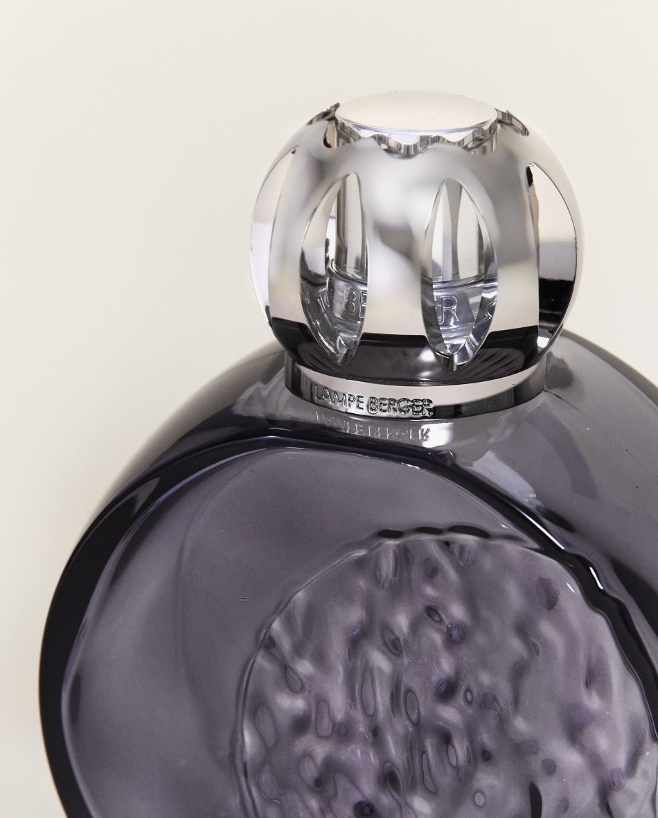 LAMPE BERGER - AIR PUR Astral Grau + 250ml Duft Weißer Kaschmir