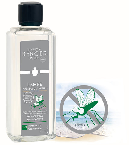LAMPE BERGER - AIR PUR Anti Mücke - Duft Ocean Briese 1000 ml