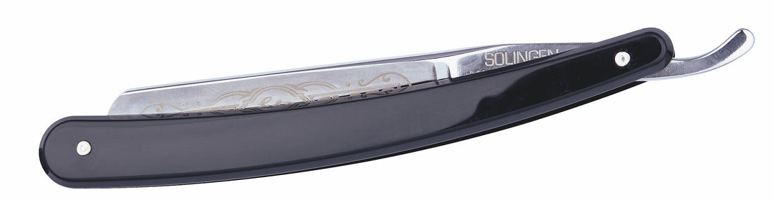 Rasiermesser 5/8" Schwarz - Erbe Solingen