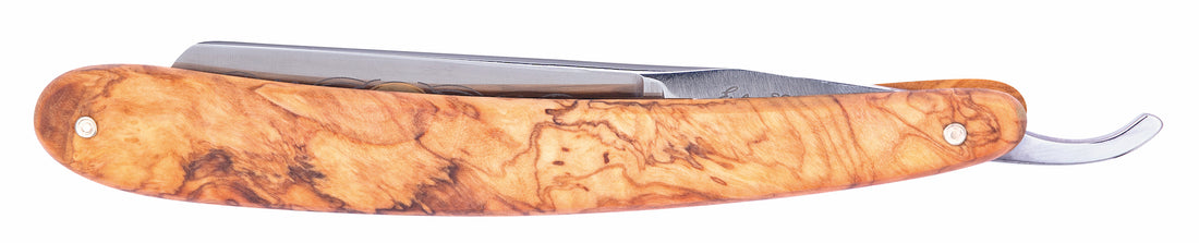 Rasiermesser 5/8" Olivenholzgriff - Erbe Solingen
