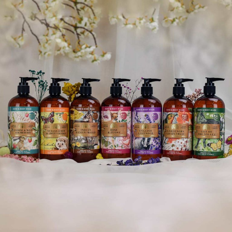 Anniversary Rose and Peony Hand & Body Wasch - Rosen & Pfingstrosen Hand & Duschgel