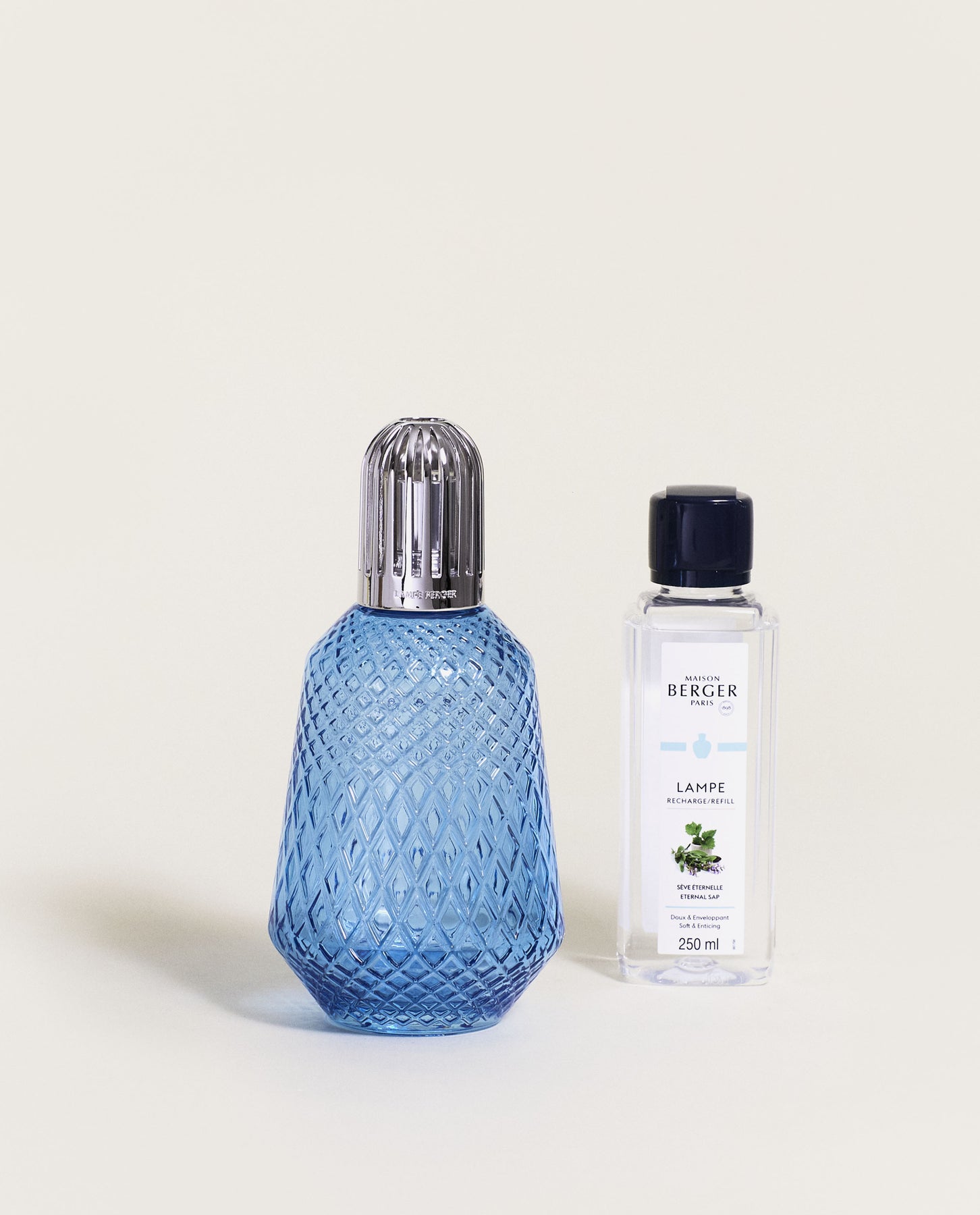 LAMPE BERGER - AIR PUR Matali Crasset Kastanie Blau - Ewige Harmonie