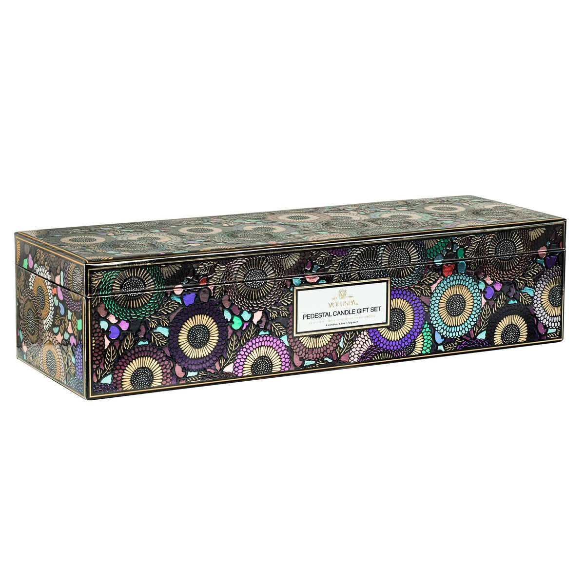 Voluspa - Japonica Best-Sellers - 4 Pedestal Candle Gift Set -