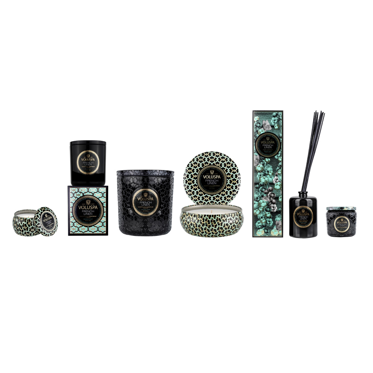 Voluspa - French Linen Classic Candle - Klassische Duftkerze