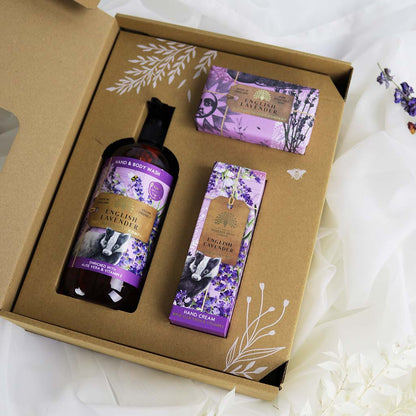 The English Soap Company -  Anniversary English Lavender Hand and Body Gift Box - Englich Lavendel Geschenkbox