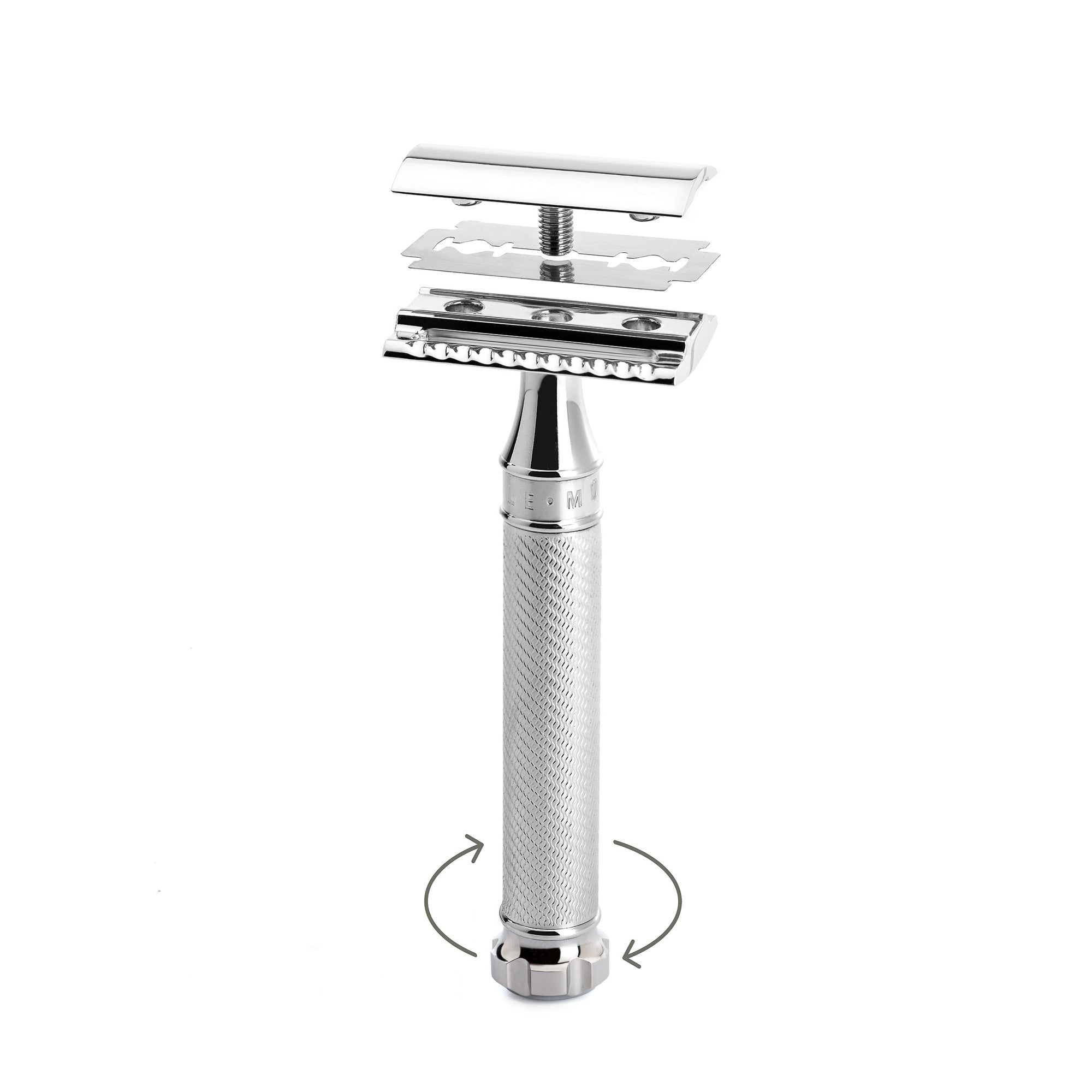 MÜHLE SHAVING Rasierhobel Twist geschlossener Kamm R 89 Twist