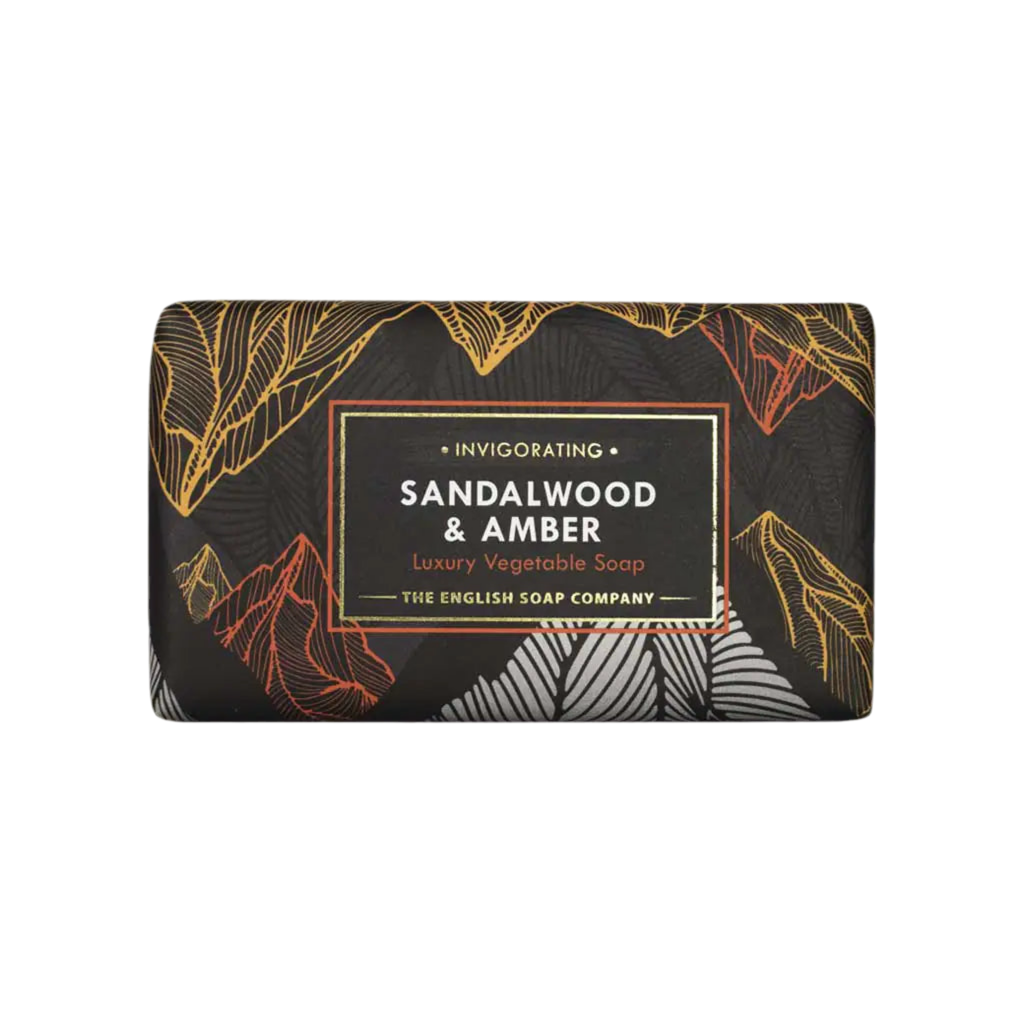The English Soap Company -  Radiant Sandalwood and Amber Soap - Sandelholz und Amber Seife