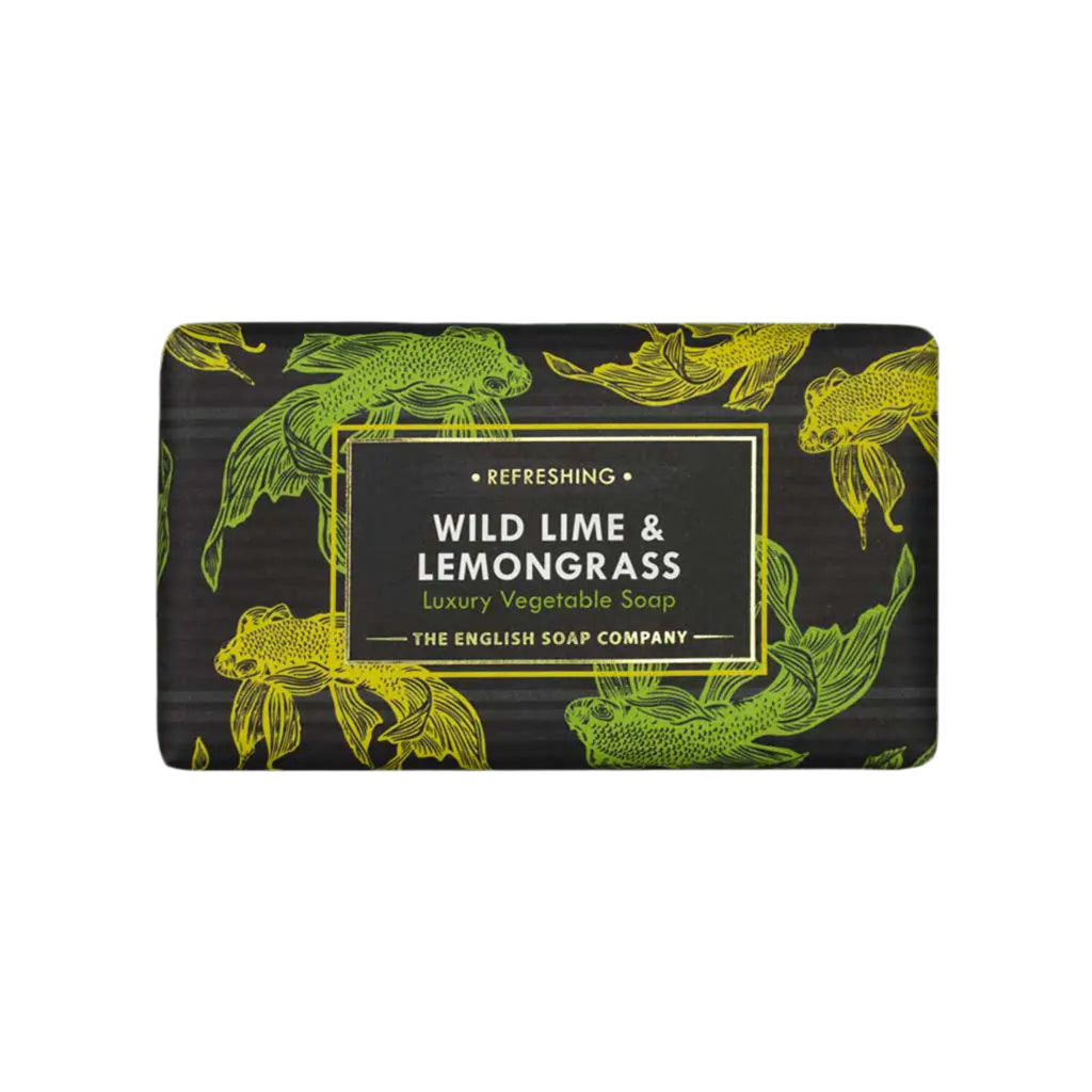 The English Soap Company - Radiant Wild Lime and Lemongrass Soap - Wilde Limone und Lemongras Seife