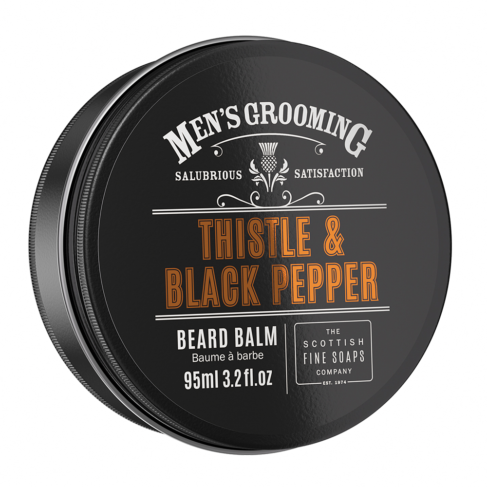 Scottish Fine Soap - Thistle &amp; Black Pepper - Beard Balm - Bartbalm