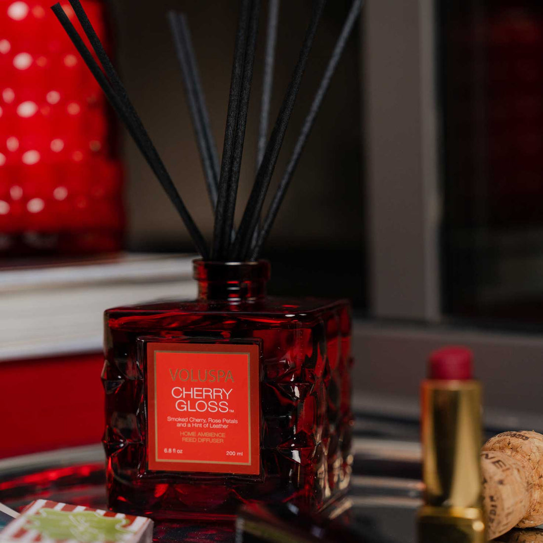 Voluspa -  Cherry  Gloss  - Reed Diffuser