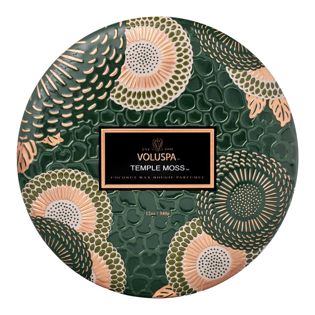 Voluspa - Temple Moss - 3 Wick Tin Candle - 3 - Docht Duftkerze