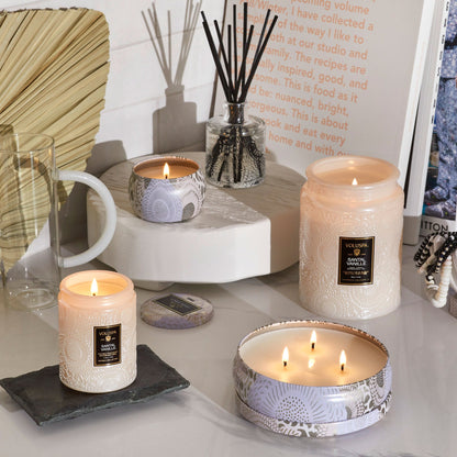 Voluspa - Santal Vanille Small Jar Candle - Klassische Duftkerze