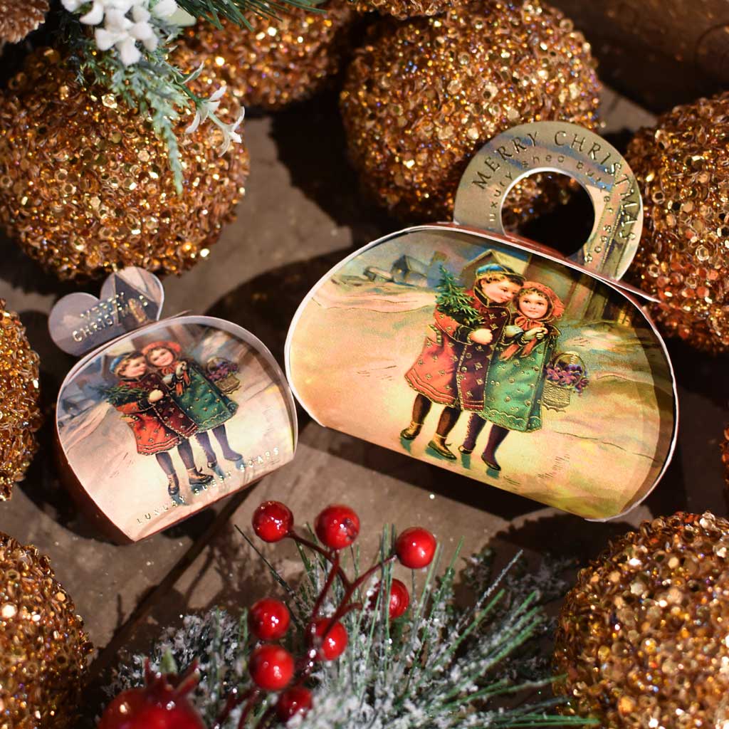 The English Soap Company - White Chrismas Soap Geschenkbox Gästeseife