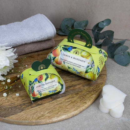 The English Soap Company - Guest Sicilian Lemon and Sweet Orange Soap - Sicilianische Zitronen und süsse Orangen  Seife  3 x 20g