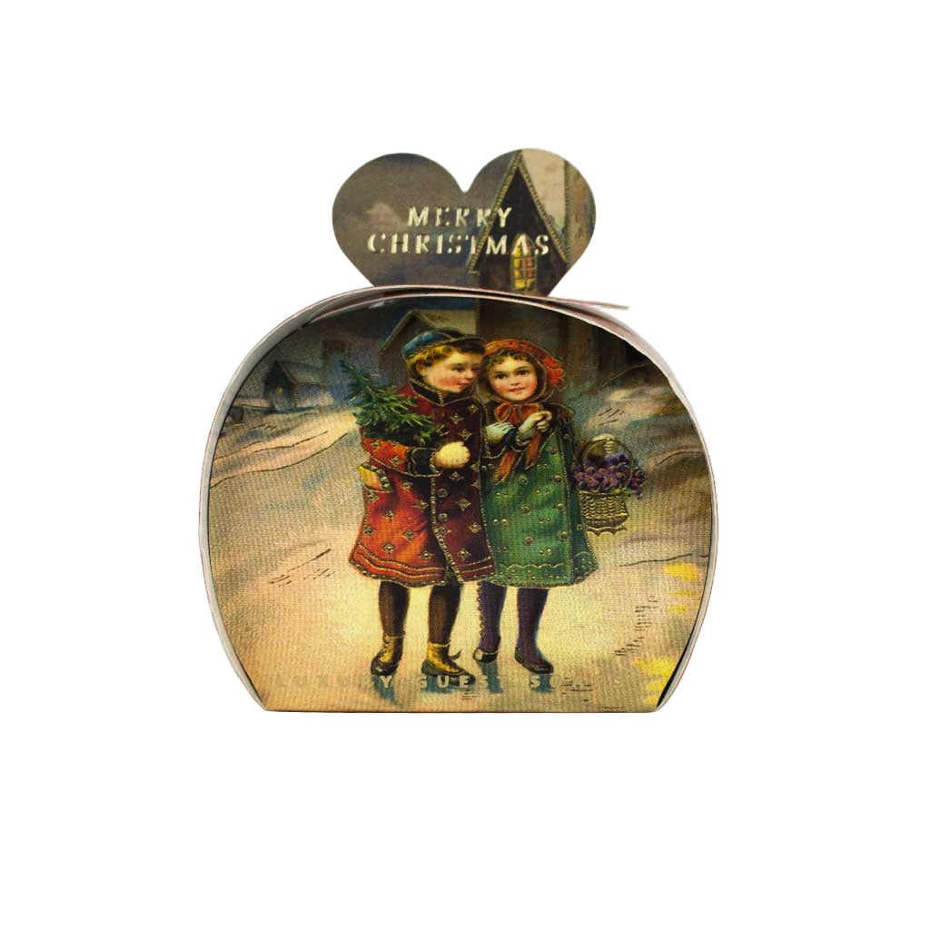 The English Soap Company - White Chrismas Soap Geschenkbox Gästeseife