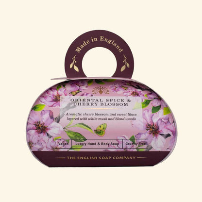 The English Soap Company - Oriental Spice &amp; Cherry Blossom Gift Soap 260 g