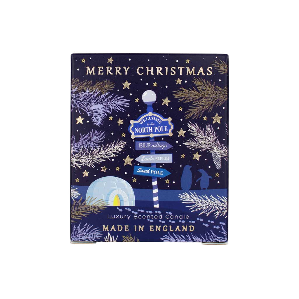 The English Soap Company - Nordpol Candel - Nordpol Duftkerze aus Soja Wachs 170 ml