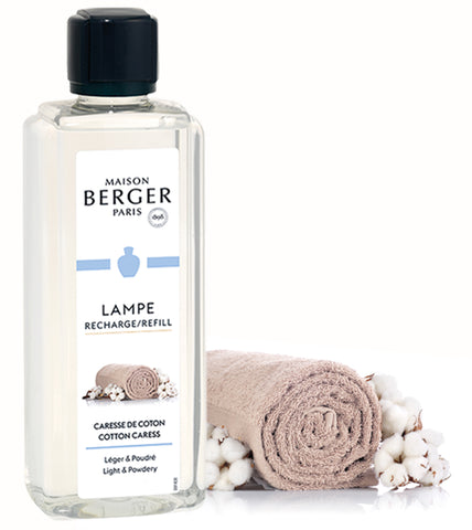 LAMPE BERGER - AIR Pur  CARESSE DE COTON - Zarte Baumwollblüte - Duft 500 ml