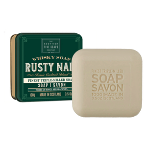 Scottish Fine Soap - Whisky Cocktails - Rusty Nail Soap in a Tin