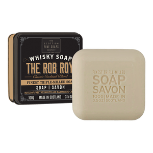 Scottish Fine Soap - Whisky Cocktails - The Rob Roy Soap in a Tin