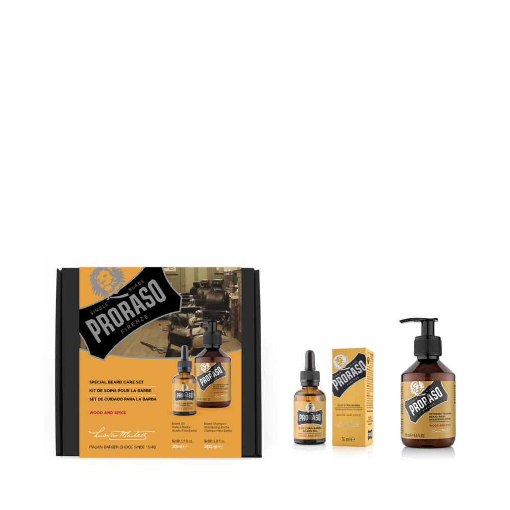 Proraso Bartpflegeset - Wood & Spice
