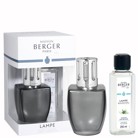 LAMPE BERGER - AIR PUR  Lampe Berger June Mattgrau - Frische der Aloe Vera
