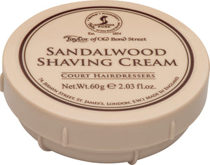 Taylor of Old Bond Street - Sandelwood Shavingcream Travelsize 60g