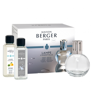 LAMPE BERGER - AIR PUR Berger Essentielle Rund - Zitronen-Verbene & AIR PUR Neutral