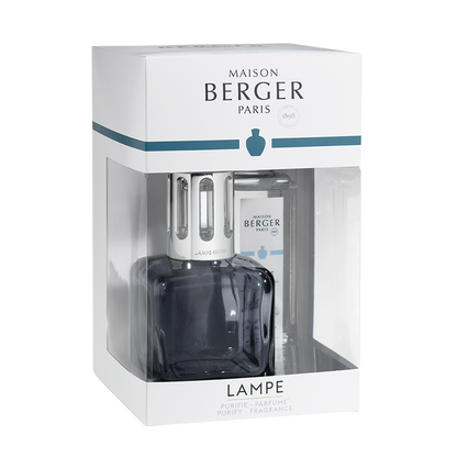 LAMPE BERGER - AIR PUR  Lampe Berger ICE CUBE Grau - Aromatischer Weißer Tee