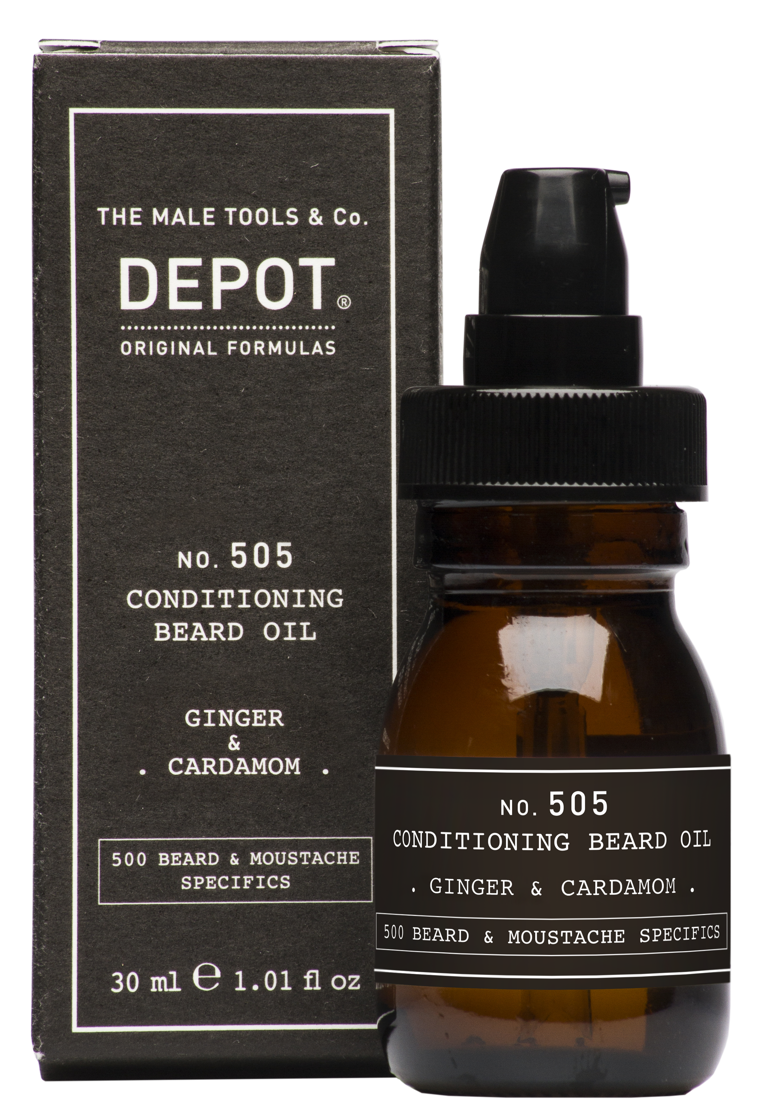 DEPOT MALE TOOL NO. 505 CONDITIONING BEARD OIL GINGER &amp; CARDAMOM