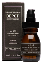 Lade das Bild in den Galerie-Viewer, DEPOT MALE TOOL NO. 505 CONDITIONING BEARD OIL GINGER &amp; CARDAMOM

