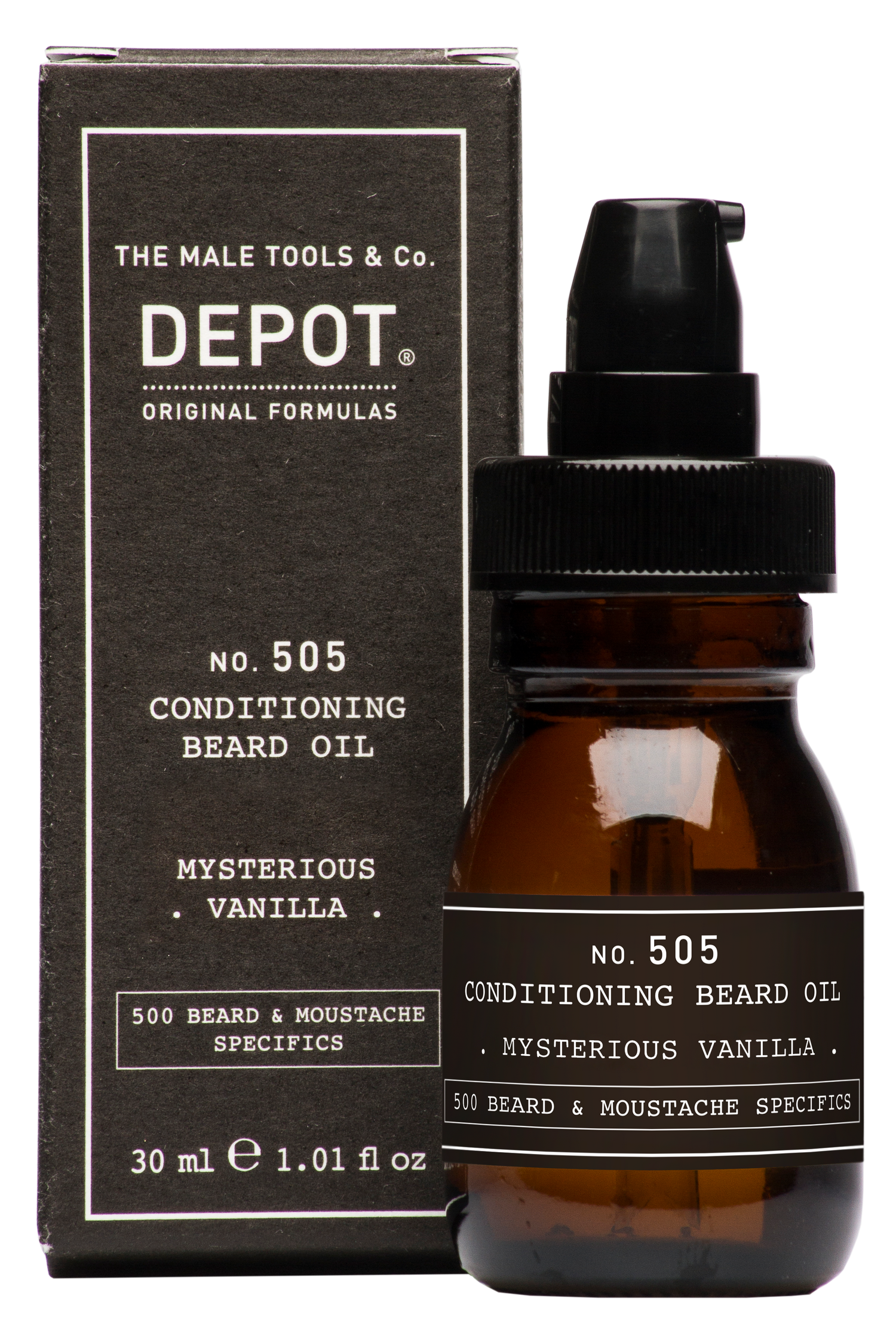 DEPOT MALE TOOL NO. 505 CONDITIONING BEARD OIL MYSTERIOUS VANILLA