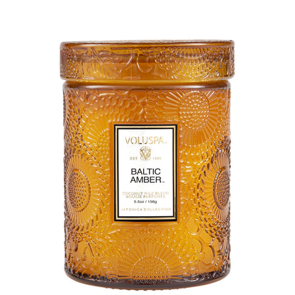 Voluspa -Baltic Amber Small Jar Candle - Klassische Duftkerze
