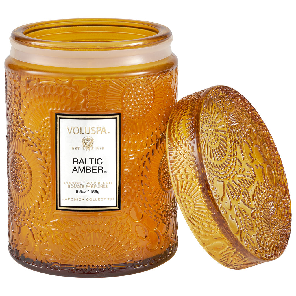 Voluspa -Baltic Amber Small Jar Candle - Klassische Duftkerze