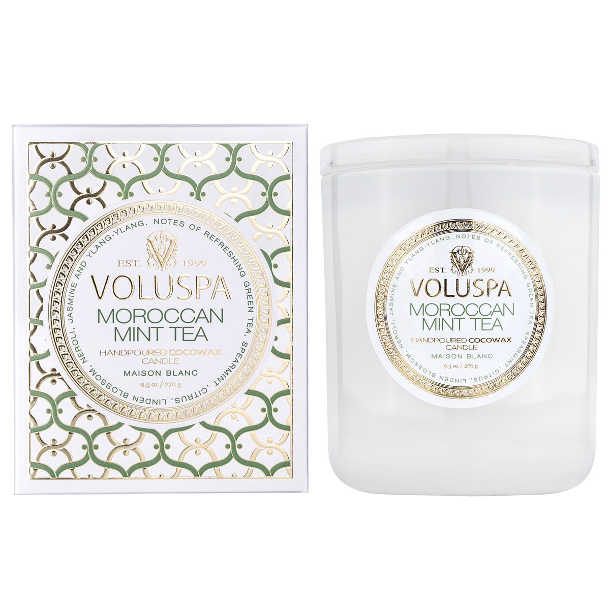 Voluspa - Moroccan Mint Tea Classic Candle - Klassische Duftkerze