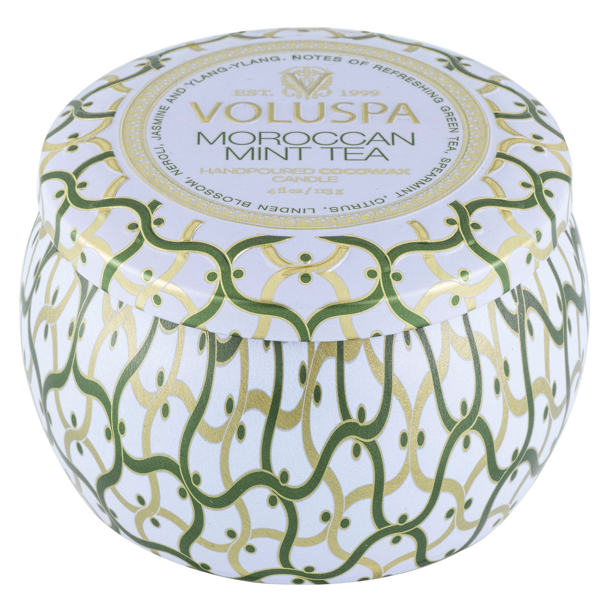 Voluspa - Moroccan Mint Tea Mini Tin Candle - Kleine Duftkerze