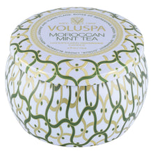Lade das Bild in den Galerie-Viewer, Voluspa - Moroccan Mint Tea Mini Tin Candle - Kleine Duftkerze
