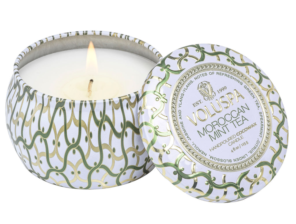 Voluspa - Moroccan Mint Tea Mini Tin Candle - Kleine Duftkerze