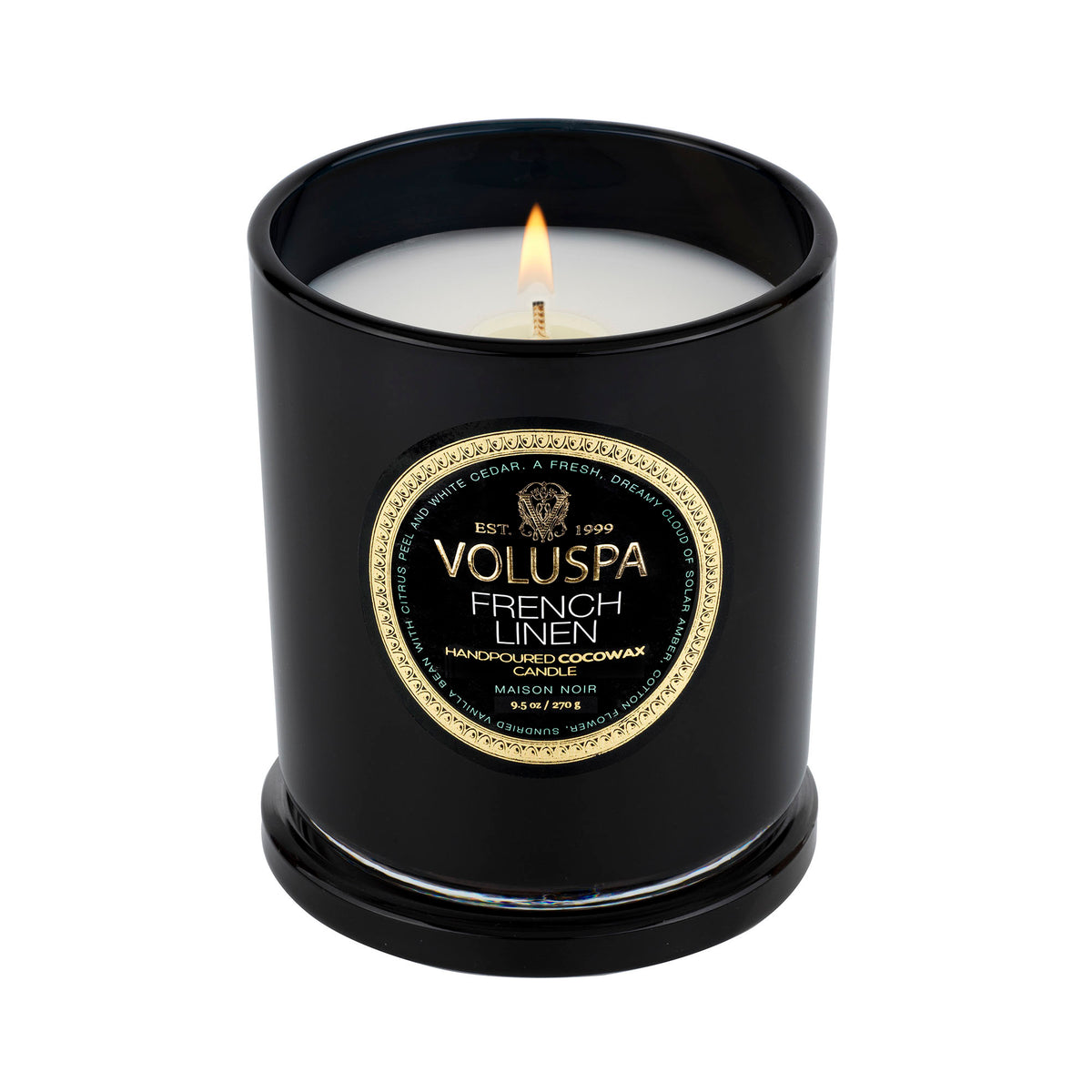 Voluspa - French Linen Classic Candle - Klassische Duftkerze