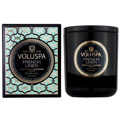 Voluspa - French Linen Classic Candle - Klassische Duftkerze