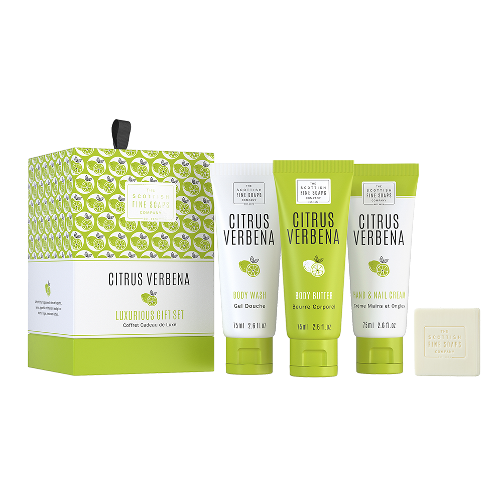 Scottish Fine Soap - Citrus Verbena Luxurious Gift Set